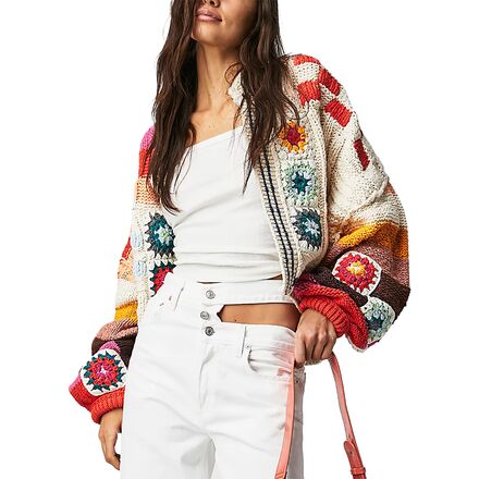 (取寄) フリーピープル レディース クリア スキーズ カルディ - ウィメンズ Free People women Clear Skies Cardi - Women's Cream Combo｜ジェットラグ店