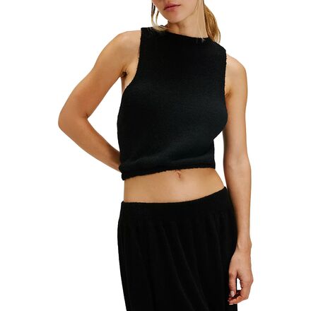(取寄) フリーピープル レディース ウォーム フラフ クロップ トップ - ウィメンズ Free People women Warm Fluff Crop Top - Women's Black｜ジェットラグ店