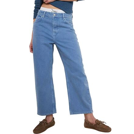 (取寄) フリーピープル レディース ディープ トランス ドロップド Bf パンツ - ウィメンズ Free People women Deep Trance Dropped BF Pant - Women's Ocean