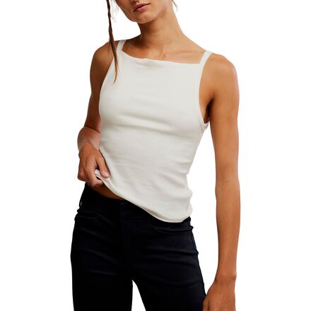 (取寄) フリーピープル レディース ミア タンク トップ - ウィメンズ Free People women Mia Tank Top - Women's Ivory｜ジェットラグ店