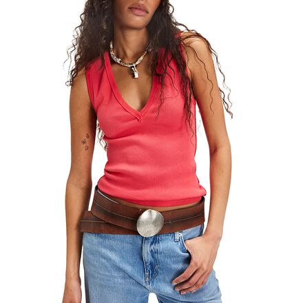 (取寄) フリーピープル レディース ネリア タンク トップ - ウィメンズ Free People women Neria Tank Top - Women's Tart Berry