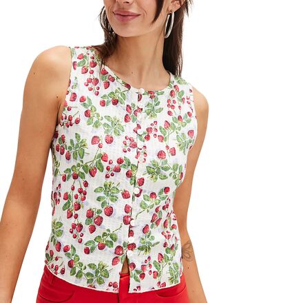 (取寄) フリーピープル レディース ティリー プリント ベスト - ウィメンズ Free People women Tilly Print Vest - Women's Antique Ivory Combo