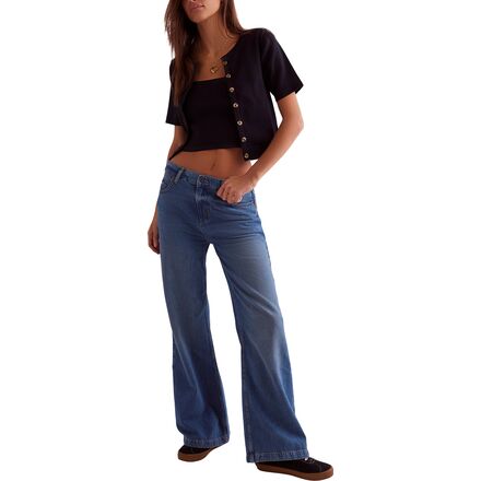 (取寄) フリーピープル レディース ストライド ジーン - ウィメンズ Free People women Stride Jean - Women's Walk Away|ジェットラグ店