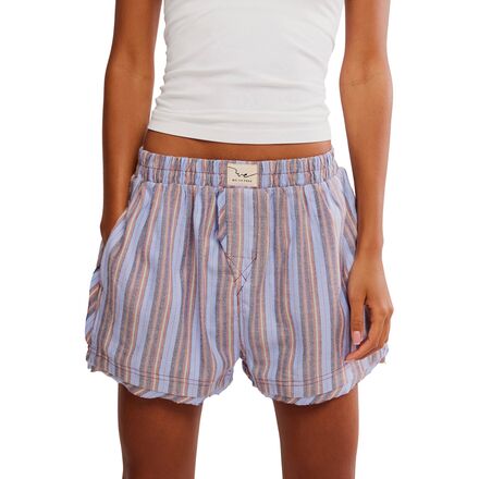 (取寄) フリーピープル レディース デイ トゥ デイ フランネル ボクサー - ウィメンズ Free People women Day To Day Flannel Boxer - Women's Blue Combo｜ジェットラグ店 13,418円