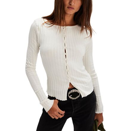 (取寄) フリーピープル レディース ティリー ロング-スローブ トップ - ウィメンズ Free People women Tilly Long-Sleeve Top - Women's Ivory|ジェットラグ店