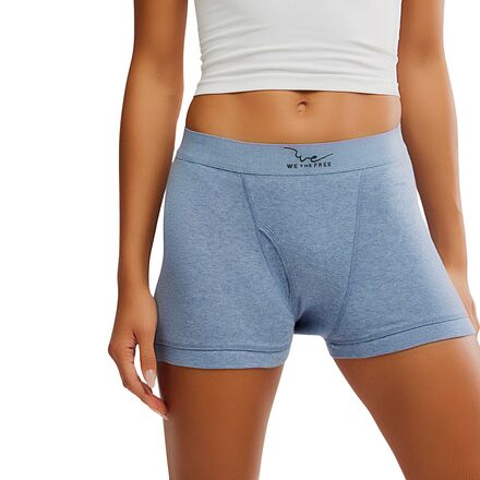 (取寄) フリーピープル レディース ウィー ザ フリー ボクサー ブリーフ - ウィメンズ Free People women We The Free Boxer Brief - Women's Denim Heather