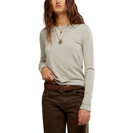 (取寄) フリーピープル レディース ノバ ティー ロング スリーブ シャツ - ウィメンズ Free People women Nova Tee Long Sleeve Shirt - Women's Caiman