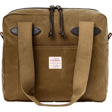 (取寄) フィルソン ティン クロス トート バッグ + ジッパー Filson Tin Cloth Tote Bag + Zipper Dark Tan｜ジェットラグ店