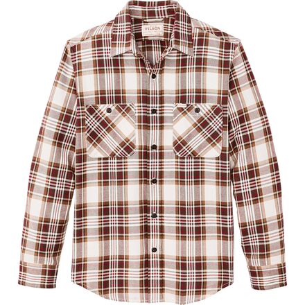 (取寄) フィルソン メンズ ザ レンジランド フランネル シャツ - メンズ Filson men The Rangeland Flannel Shirt - Men's Red Brown｜ジェットラグ店