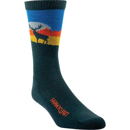 (取寄) ファームトゥフィート クルー ソック Farm To Feet Pineville Crew Sock Green Gables