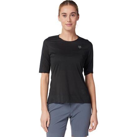 (取寄) フォックスレーシング レディース フレックスエアー アセント ショートスリーブ ジャージ - ウィメンズ Fox Racing women Flexair Ascent Short-Sleeve Jersey - Women\'s Black 2024
