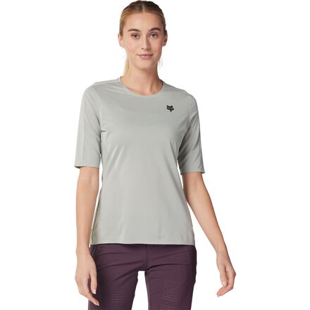 (取寄) フォックスレーシング レディース フレックスエアー アセント ショートスリーブ ジャージ - ウィメンズ Fox Racing women Flexair Ascent Short-Sleeve Jersey - Women\'s Grey Vintage