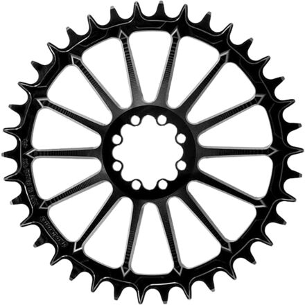 (取寄) AXS ロード/CX オーバル チェーンリング Garbaruk AXS Road/CX Oval Chainring Black|ジェットラグ店