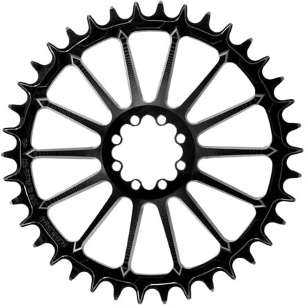 (取寄) AXS ロード/CX ラウンド チェーンリング Garbaruk AXS Road/CX Round Chainring Black｜ジェットラグ店