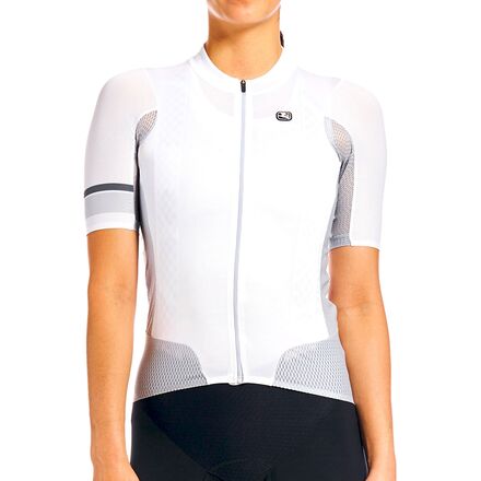 (取寄) ジョルダーナ レディース NX-G エアー ショートスリーブ ジャージ - ウィメンズ Giordana women NX-G Air Short-Sleeve Jersey - Women's White