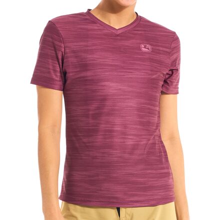 (取寄) ジョルダーナ レディース MTB ショートスリーブ ジャージ - ウィメンズ Giordana women MTB Short-Sleeve Jersey - Women's Sangria Melange 14,082円