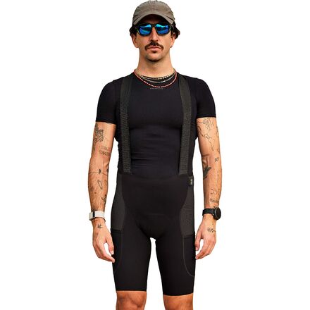 (取寄) ジョルダーナ メンズ ビヨンド グラベル カーゴ ビブ ショート - メンズ Giordana men Beyond Gravel Cargo Bib Short - Men's Black