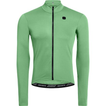 (取寄) ジョルダーナ メンズ シルバーライン サーマル ロング-スローブ ジャージ - メンズ Giordana men Silverline Thermal Long-Sleeve Jersey - Men's Mint Green