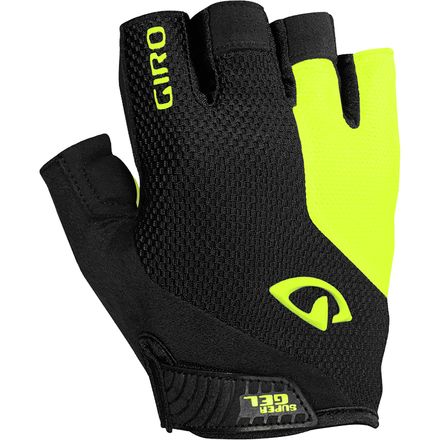 (取寄) ジロ デュア スーパージェル グローブ Giro Strade Dure Supergel Glove Black/Highlight Yellow