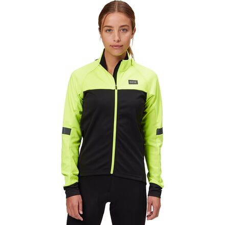 (取寄) ゴアウェア レディース ファントム サイクリング ジャケット - ウィメンズ GOREWEAR women Phantom Cycling Jacket - Women's Black/Neon Yellow