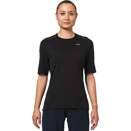 (取寄) ゴアウェア レディース トレイルKPR テック ジャージ - ウィメンズ GOREWEAR women TrailKPR Tech Jersey - Women's Black