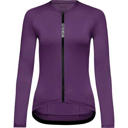 (取寄) ゴアウェア レディース スピンシフト ロング-スローブ ジャージ - ウィメンズ GOREWEAR women SPINSHIFT Long-Sleeve Jersey - Women's Purple Indigo