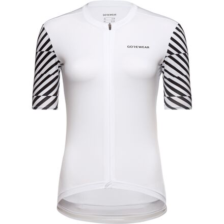 (取寄) ゴアウェア レディース オプティカル ジャージ - ウィメンズ GOREWEAR women SWIFTRIDE Optical Jersey - Women's White/Black