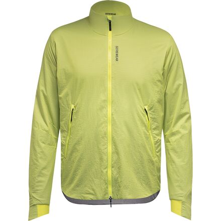 (取寄) ゴアウェア メンズ ウインドストッパー インサレーテッド ジャケット - メンズ GOREWEAR men CONCURVE WINDSTOPPER Insulated Jacket - Men's Lime Yellow