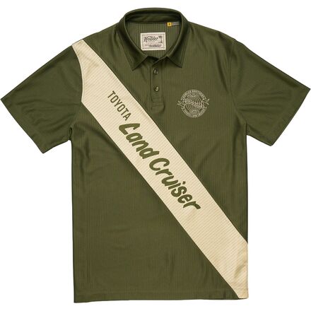 (取寄) ハウラーブラザーズ メンズ X ランド クルーザー テック ポロ - メンズ Howler Brothers men x Land Cruiser Tech Polo - Men's Rustic Green|ジェットラグ店