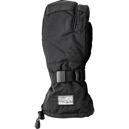 (取寄) ヘストラ ガントレット SR 3-フィンガー ミトン Hestra Gauntlet Sr 3-Finger Mitten Black/Black