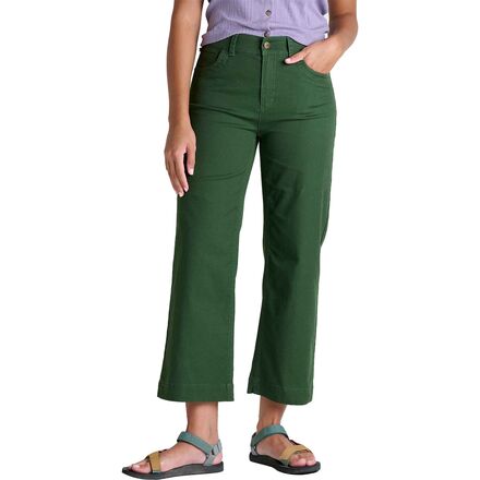 (取寄) トードアンドコー レディース アースワークス ワイド レッグ パンツ - ウィメンズ Toad&Co women Earthworks Wide Leg Pant - Women's Epidote