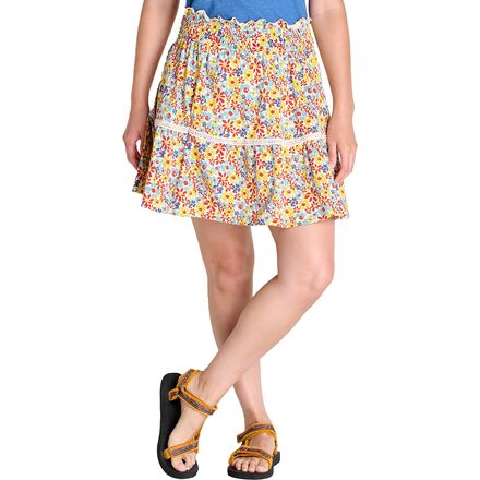 (取寄) トードアンドコー レディース マリーゴールド ラッフル スカート - ウィメンズ Toad&Co women Marigold Ruffle Skirt - Women's Barley Multi Floral Print