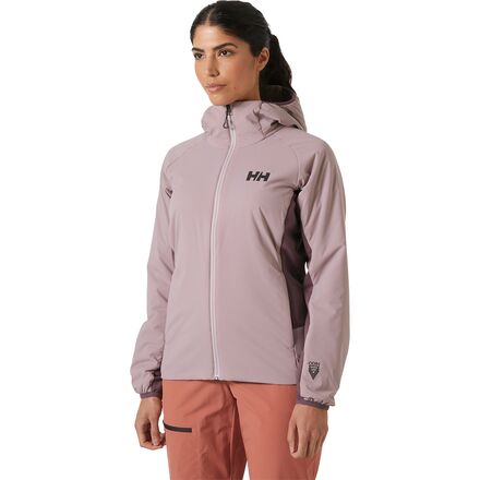 (取寄) ヘリーハンセン レディース オーディン Lt ストレッチ インス フード 2.0 ジャケット - ウィメンズ Helly Hansen women Odin LT Stretch Ins Hood 2.0 Jacket - Women's Purple Clay