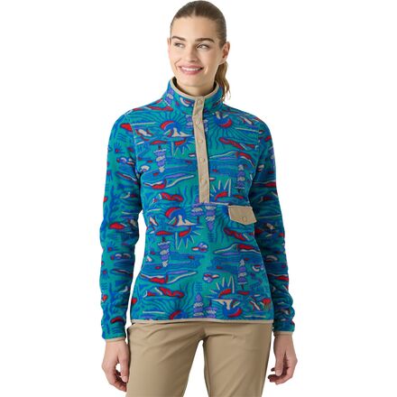 (取寄) ヘリーハンセン レディース マリダレン プルオーバー フリース - ウィメンズ Helly Hansen women Maridalen Pullover Fleece - Women's Dark Mint Rayco Lrg Aop