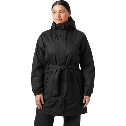 (取寄) ヘリーハンセン レディース クラシック インサレーテッド トレンチ ジャケット - ウィメンズ Helly Hansen women Classic Insulated Trench Jacket - Women's Black|ジェットラグ店