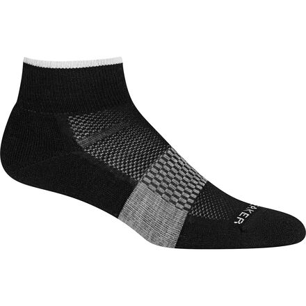 (取寄) アイスブレイカー レディース マルチスポーツ ライト ミニ ソック - ウィメンズ Icebreaker women Multisport Light Mini Sock - Women's Black/Snow/Metro Heather