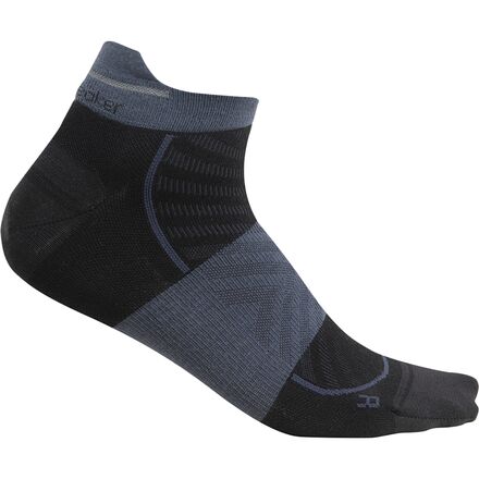 (取寄) アイスブレイカー メンズ メリノ ラン+ ウルトラライト ミクロ ソック - メンズ Icebreaker men Merino Run+ Ultralight Micro Sock - Men's Black/Graphite