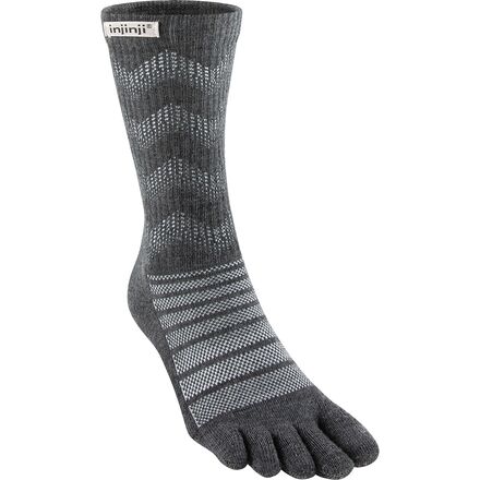 (取寄) インジンジ アウトドア ミッドウエイト ウール クルー ソック Injinji Outdoor Midweight Wool Crew Sock Slate
