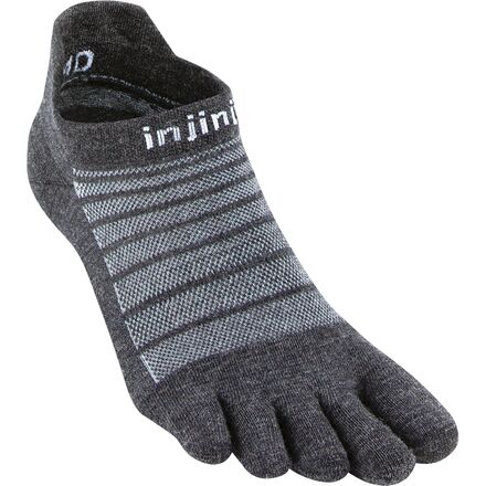 (取寄) インジンジ ラン ライトウェイト ウール ノーショー ソック Injinji Run Lightweight Wool No-Show Sock Slate