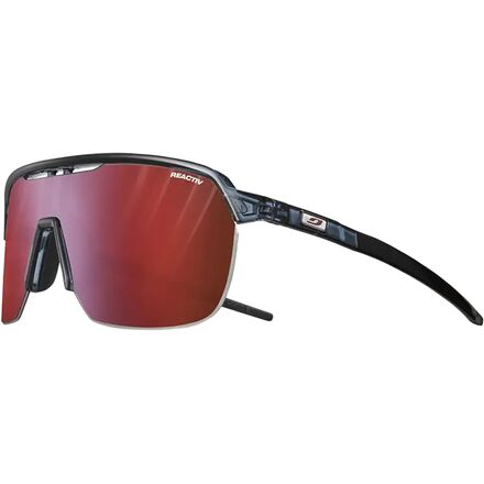 (取寄) ジュルボ フリーケンシー サングラス Julbo Frequency Sunglasses Translucent Blue/Black/REACTIV 0-3 High Contrast｜ジェットラグ店