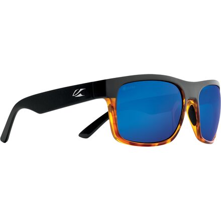 (取寄) ケーノン バーネット Xl ウルトラ ポーラライズド サングラス Kaenon Burnet XL Ultra Polarized Sunglasses Matte Black Tortoise/Ultra Grey 12 Pacific Blue Mirror