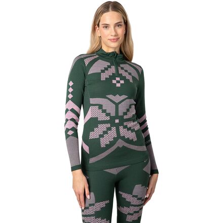 (取寄) カリトラ レディース フェイス 1/2-ジップ ベースレイヤー― - ウィメンズ Kari Traa women Faith 1/2-Zip Baselayer - Women's Thyme