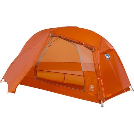(取寄) ビッグアグネス コッパー シュプール UL1 テント: 1-パーソン 3-シーズン Big Agnes Copper Spur UL1 Tent: 1-Person 3-Season Tangelo