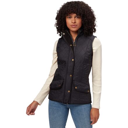 (取寄) バブアー レディース キャバルリー ジレ ベスト - ウィメンズ Barbour women Cavalry Gilet Vest - Women's Black｜ジェットラグ店