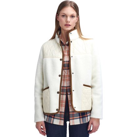 (取寄) バブアー レディース フリース ジャケット - ウィメンズ Barbour women Brambles Fleece Jacket - Women's Winter Pearl