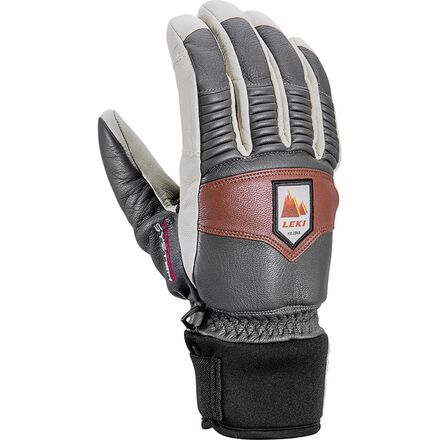 (取寄) レキ メンズ パトロール 3D グローブ - メンズ LEKI men Patrol 3D Glove - Men's Graphite/White/Maroon
