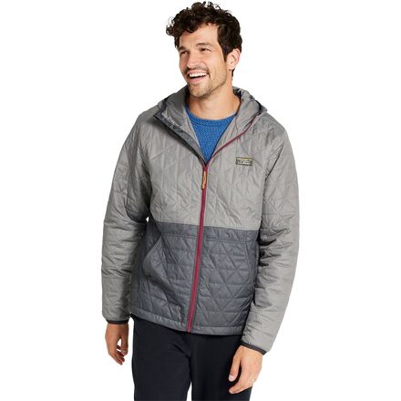(取寄) エルエルビーン メンズ カタディン カラーブロック インサレーテッド ブーディ - メンズ L.L.Bean men Katahdin Colorblock Insulated Hoodie - Men's Graphite/Shale Gray