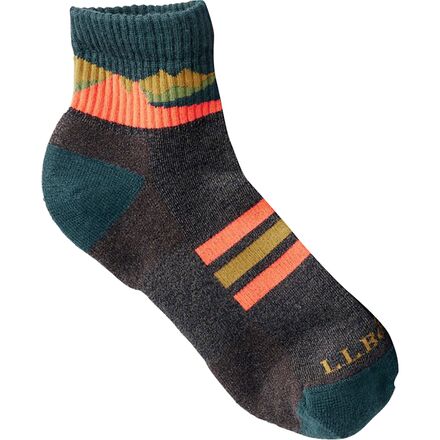 (取寄) エルエルビーン カタディン ハイカー 1/4 クルー ソック L.L.Bean Katahdin Hiker 1/4 Crew Sock Hazelnut/Shadow Green