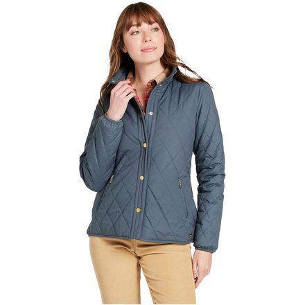(取寄) エルエルビーン レディース ビーンズ コージー キルテッド ジャケット - ウィメンズ L.L.Bean women Bean's Cozy Quilted Jacket - Women's Rangeley Blue｜ジェットラグ店