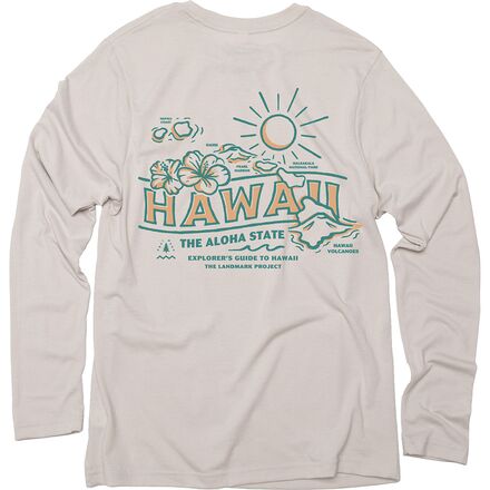 (取寄) ランドマークプロジェクト エクスプロア ハワイ ロング-スローブ ポケット T-シャツ Landmark Project Explore Hawaii Long-Sleeve Pocket T-Shirt Dune